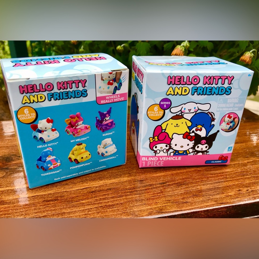 6 HELLO KITTY & Friends Blind Box PomPomPurin Chococat Figures Kitty Car Bundle - Picture 2 of 15